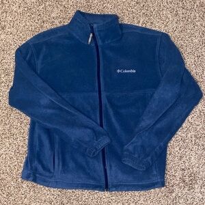 Columbia Mens Navy Fleece Jacket